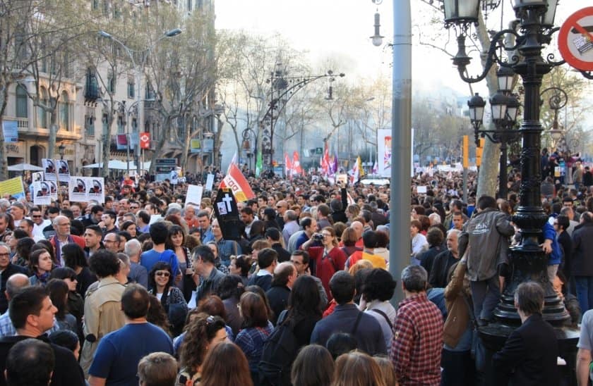 El 29 de març del 2012 els carrers de les principals ciutats es vam omplir de manifestants rebutjant la Reforma Laboral