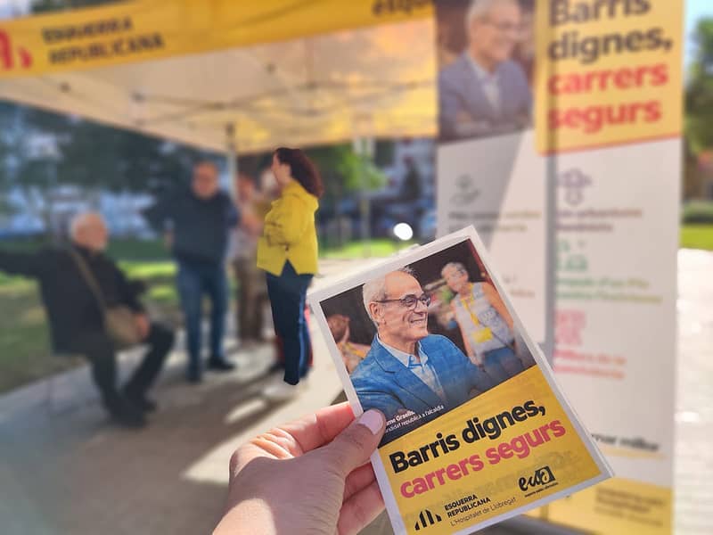 Esquerra Republicana posa en marxa la campanya 'Barris dignes, carrers segurs'